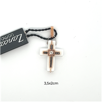 Pendente Zancan Uomo in Oro Diamante Black 0.055 Ct 9050000998624 - 9050000998624